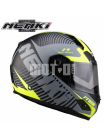 Шлем (Интеграл) NENKI FF-856 MATTE GREY YELLOW