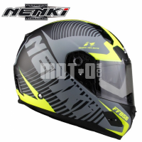 Шлем (Интеграл) NENKI FF-856 MATTE GREY YELLOW