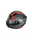 Шлем (Интеграл) NENKI FF-856 MATTE GREY RED