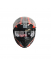 Шлем (Интеграл) NENKI FF-856 MATTE GREY RED