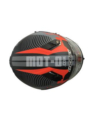 Шлем (Интеграл) NENKI FF-856 MATTE GREY RED