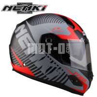 Шлем (Интеграл) NENKI FF-856 MATTE GREY RED