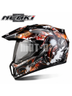 Шлем (мотард) NENKI MX-310 BLACK ORANGE