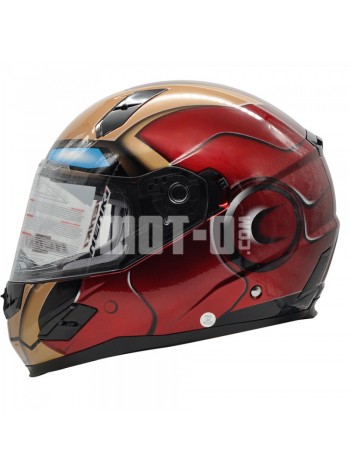 Шлем (Интеграл) NENKI FF-856 Red Gold