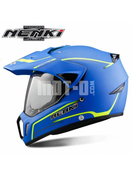 Шлем (мотард) NENKI MX-310 MATT BLUE