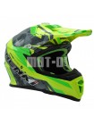 Шлем NENKI MX-316, Кросс, Green Yellow Grey