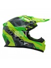 Шлем NENKI MX-316, Кросс, Green Yellow Grey