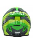 Шлем NENKI MX-316, Кросс, Green Yellow Grey