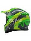 Шлем NENKI MX-316, Кросс, Green Yellow Grey
