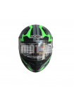 Шлем (Интеграл) NENKI FF-856 MATTE GREY GREEN