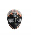 Шлем (Интеграл) NENKI FF-856 MATTE GREY ORANGE