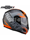 Шлем (Интеграл) NENKI FF-856 MATTE GREY ORANGE