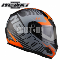 Шлем (Интеграл) NENKI FF-856 MATTE GREY ORANGE
